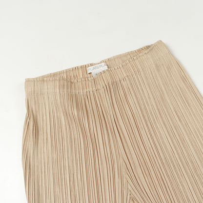 プリーツ イージーパンツ ベージュ プリーツプリーズ ボトムス PLEATS PLEASE