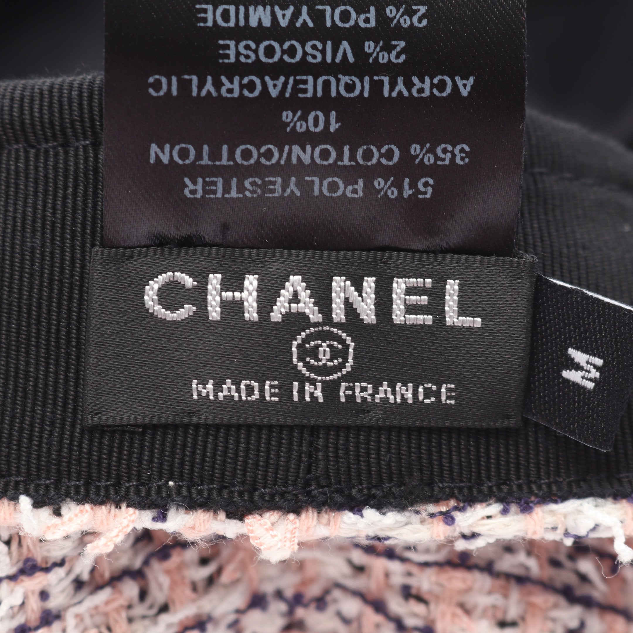 ココマーク ツイード キャスケット 帽子 コットン ライトピンク