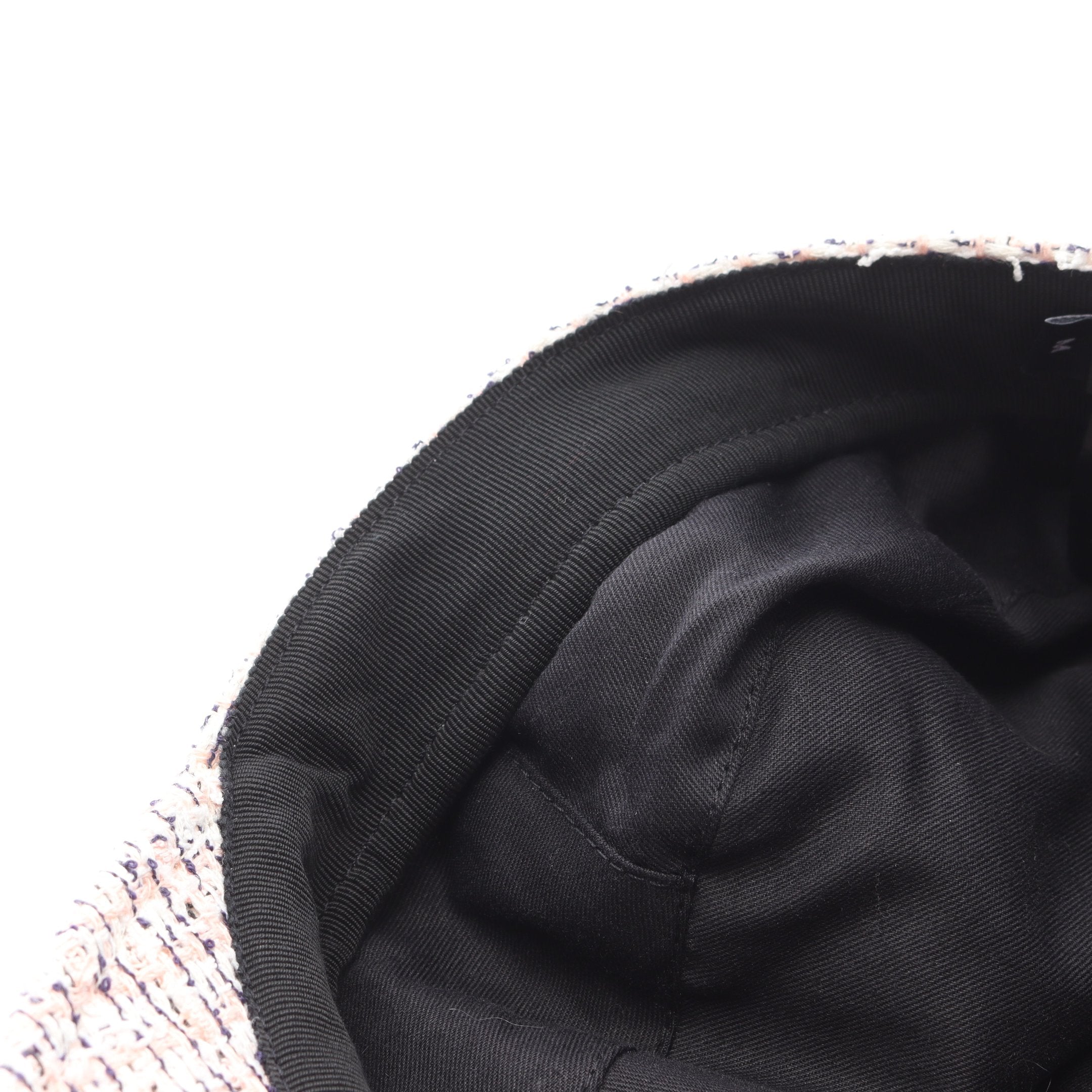 ココマーク ツイード キャスケット 帽子 コットン ライトピンク