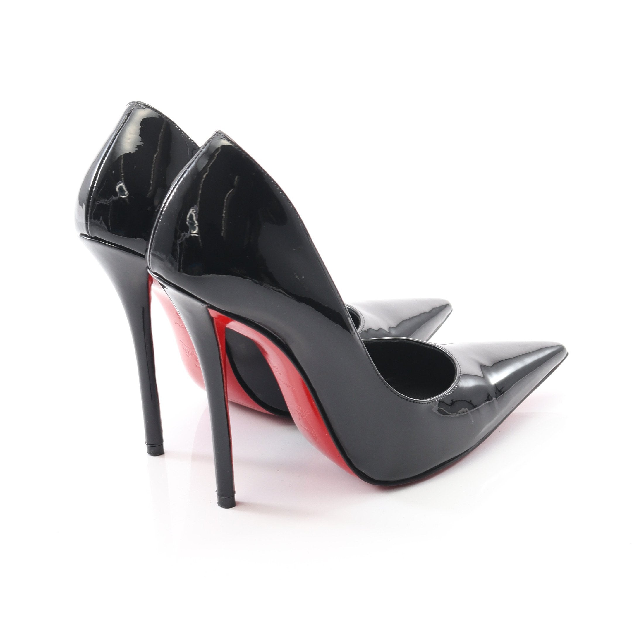 クリスチャンルブタン ブラックエナメルパンプス Christian Louboutin