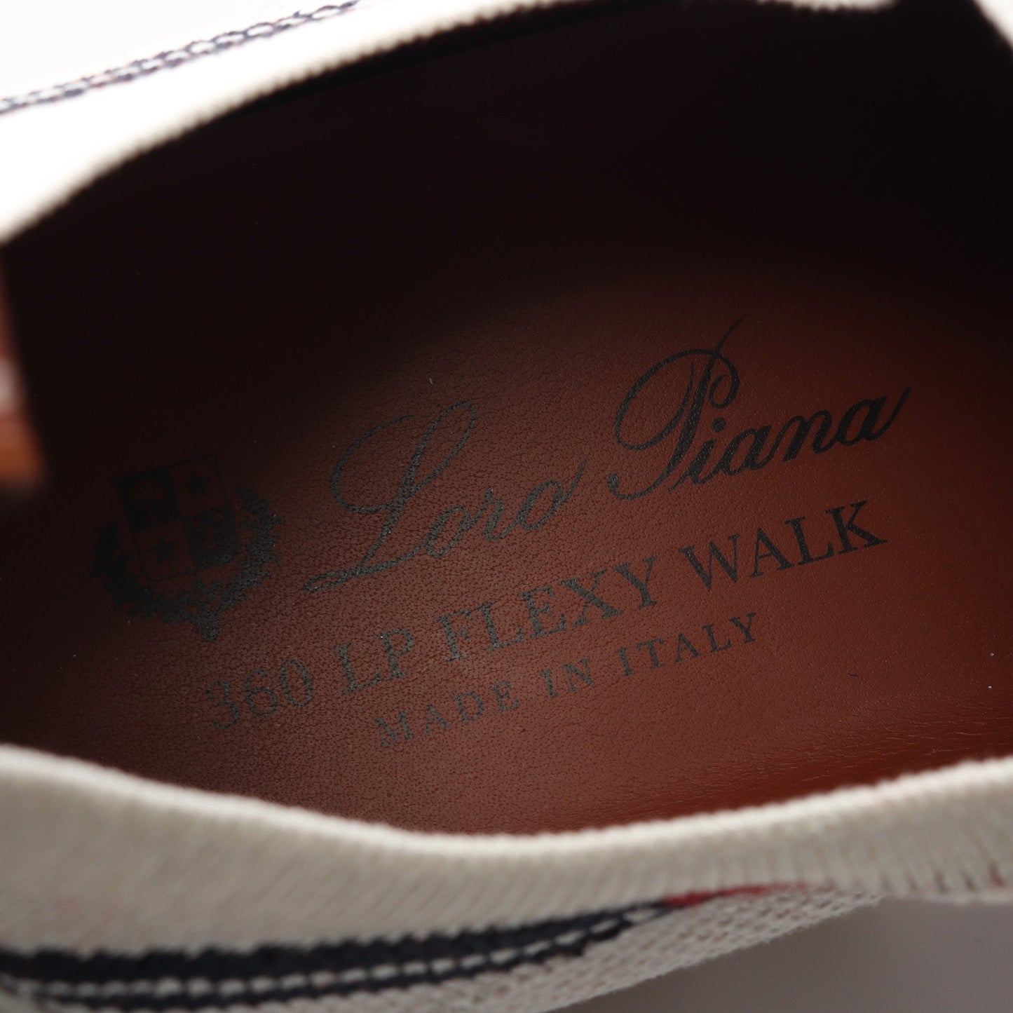 フレクシー ウォーク スニーカー ファブリック ホワイト ロロピアーナ シューズ Loro Piana