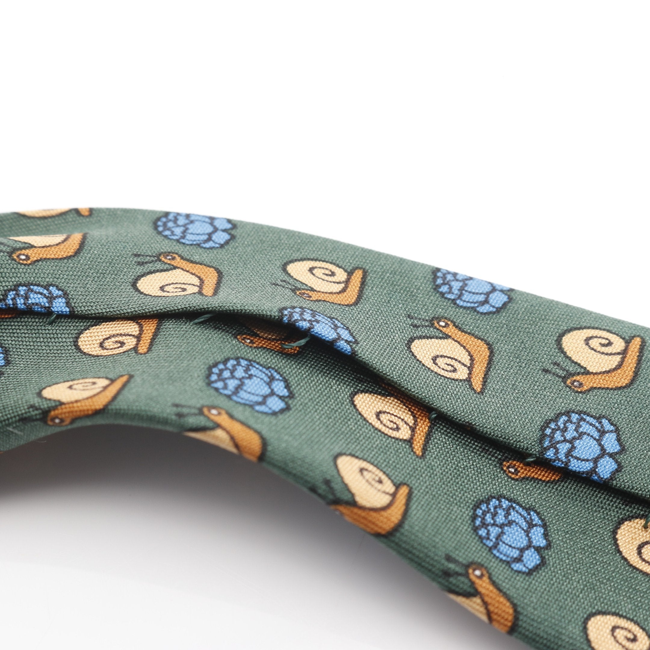 ネクタイ カタツムリ柄 シルク グリーン ブルー ベージュ エルメス – RECLO