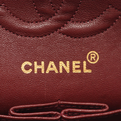 マトラッセ Wフラップ Wチェーンショルダーバッグ ラムスキン ブラック ゴールド金具 シャネル バッグ CHANEL