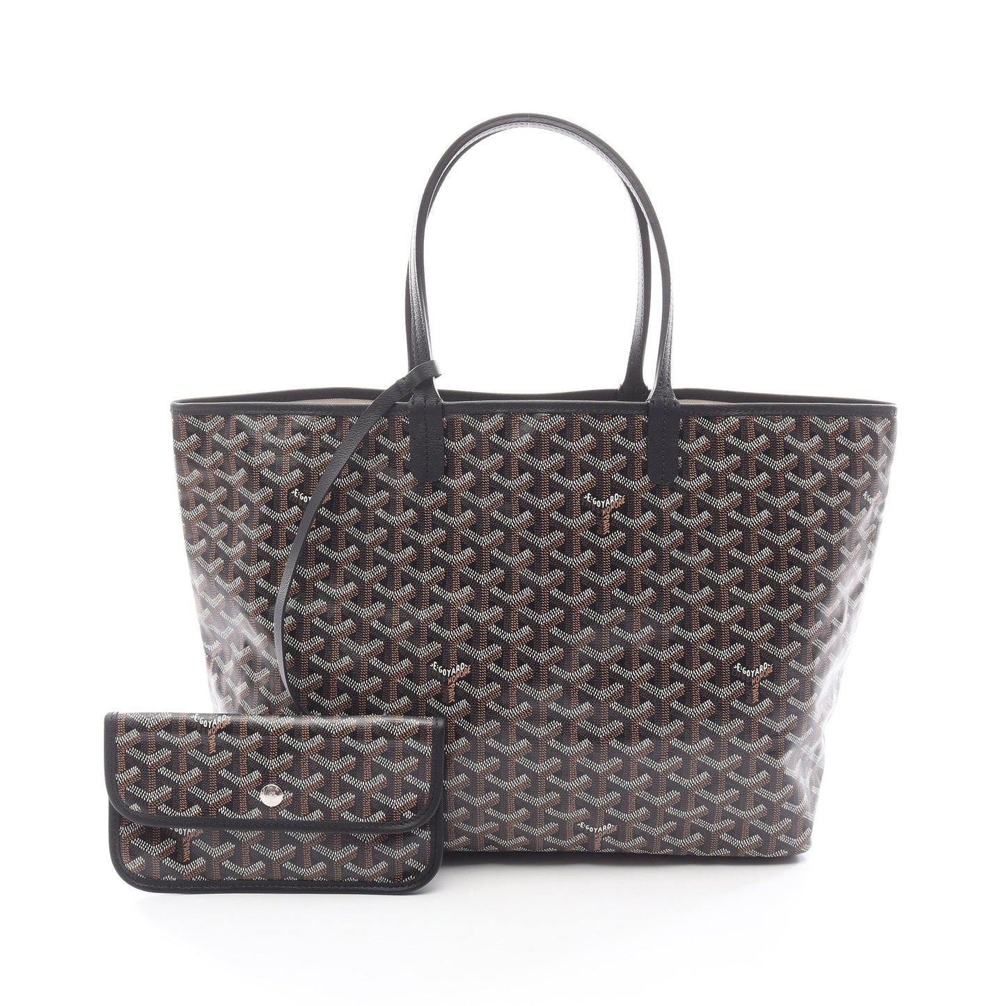 サンルイPM ハンドバッグ トートバッグ コーティングキャンバス レザー ブラック マルチカラー ゴヤール バッグ GOYARD