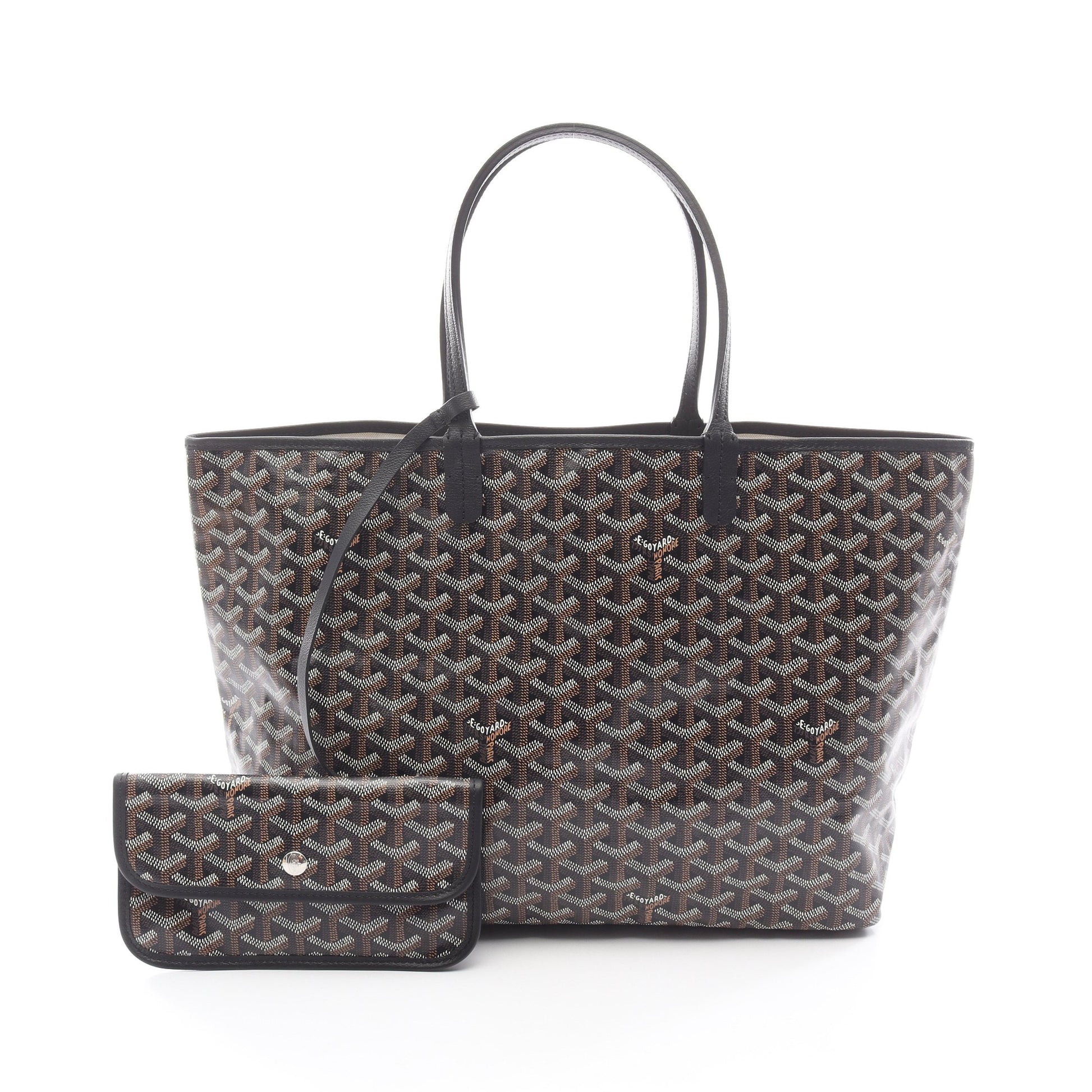 サンルイPM ハンドバッグ トートバッグ コーティングキャンバス レザー ブラック マルチカラー ゴヤール バッグ GOYARD