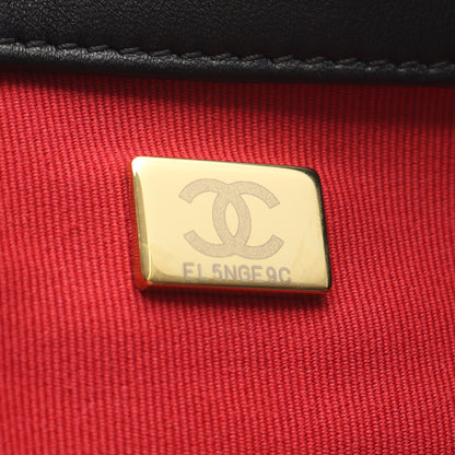 シャネル 19 チェーンショルダーバッグ ラムスキン ブラック コンビ金具 シャネル バッグ CHANEL