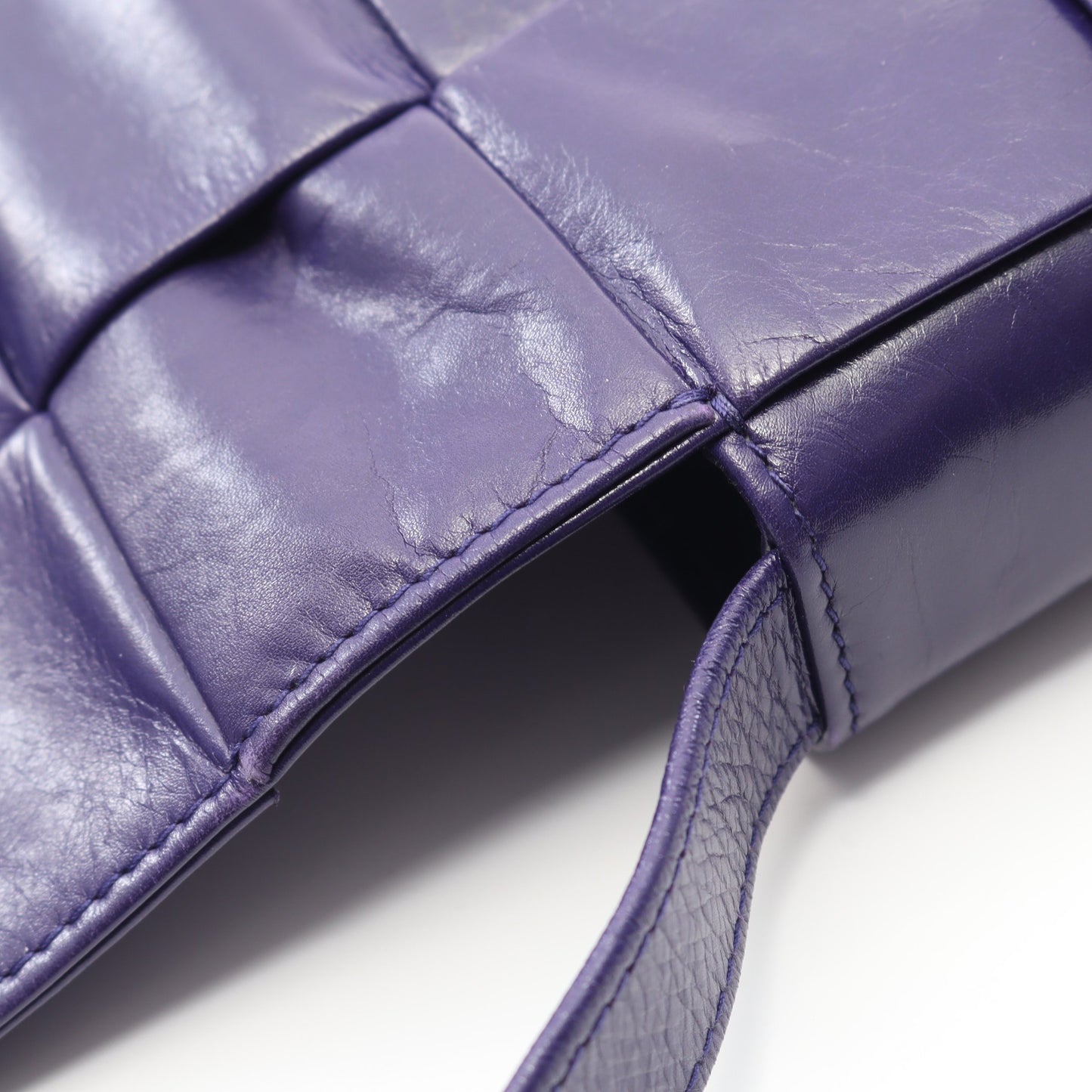 CANDY キャンディ カセット ミニ バッグ ショルダーバッグ レザー パープル ボッテガヴェネタ バッグ BOTTEGA VENETA