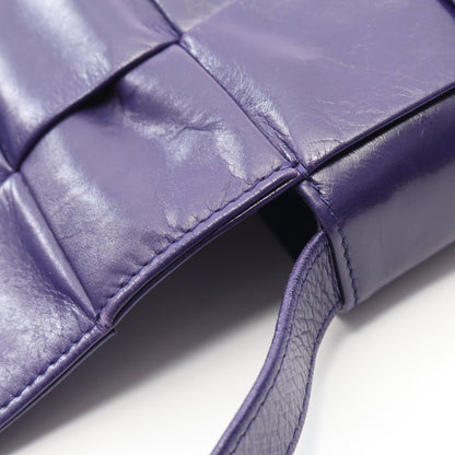 CANDY キャンディ カセット ミニ バッグ ショルダーバッグ レザー パープル ボッテガヴェネタ バッグ BOTTEGA VENETA