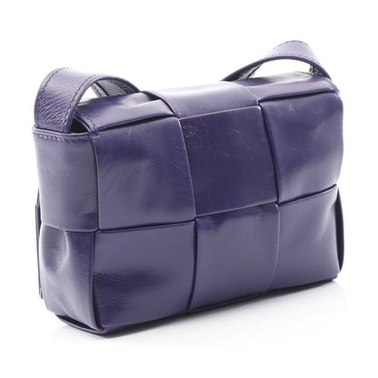 CANDY キャンディ カセット ミニ バッグ ショルダーバッグ レザー パープル ボッテガヴェネタ バッグ BOTTEGA VENETA