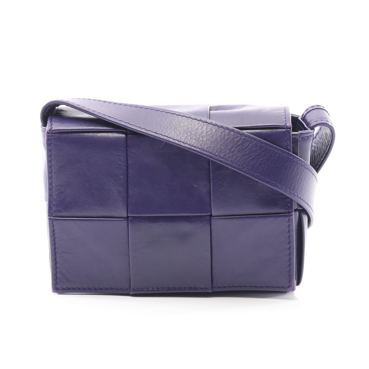CANDY キャンディ カセット ミニ バッグ ショルダーバッグ レザー パープル ボッテガヴェネタ バッグ BOTTEGA VENETA