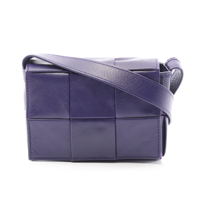 CANDY キャンディ カセット ミニ バッグ ショルダーバッグ レザー パープル ボッテガヴェネタ バッグ BOTTEGA VENETA