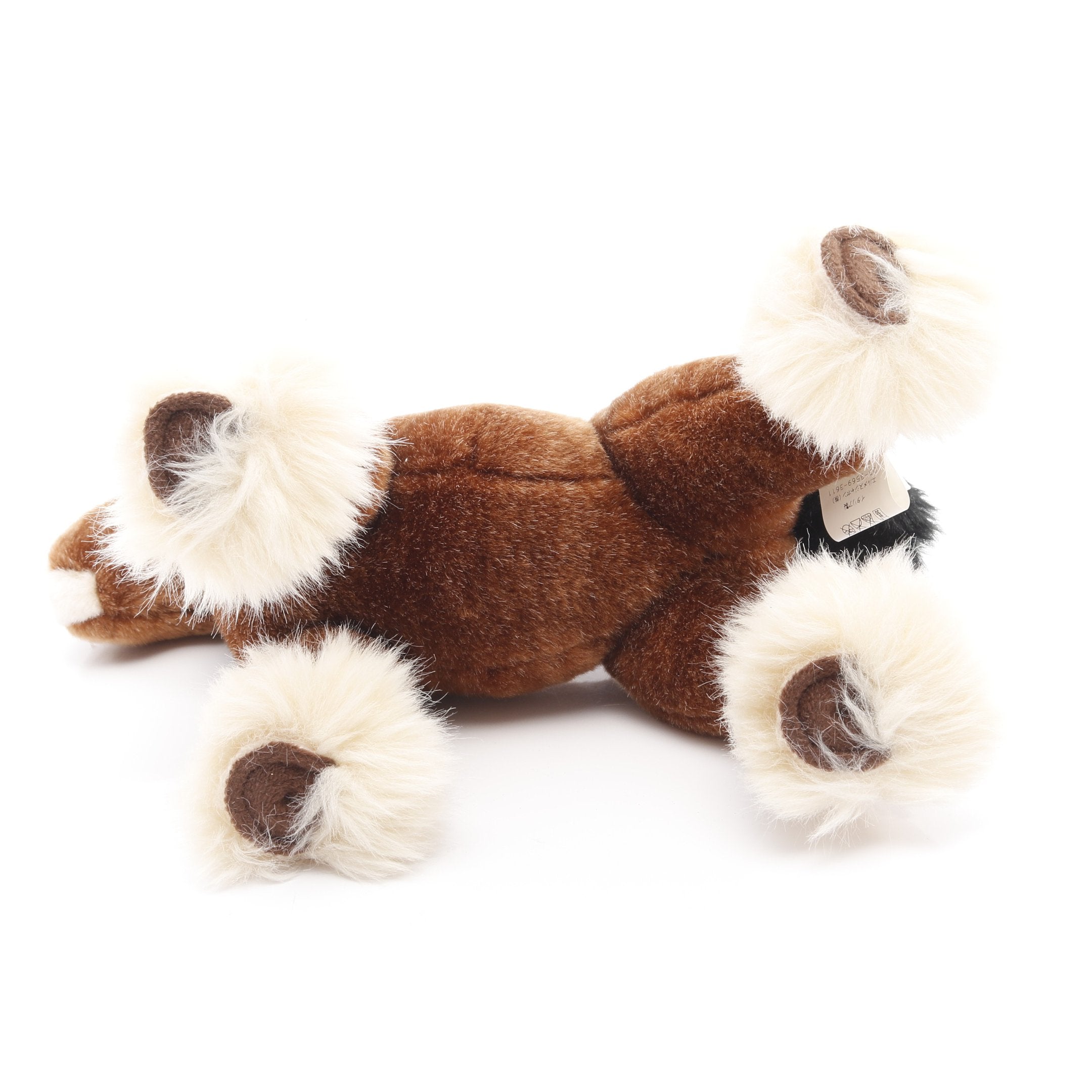 エルミーPPM ぬいぐるみ インテリア スエード ブラウン アイボリー