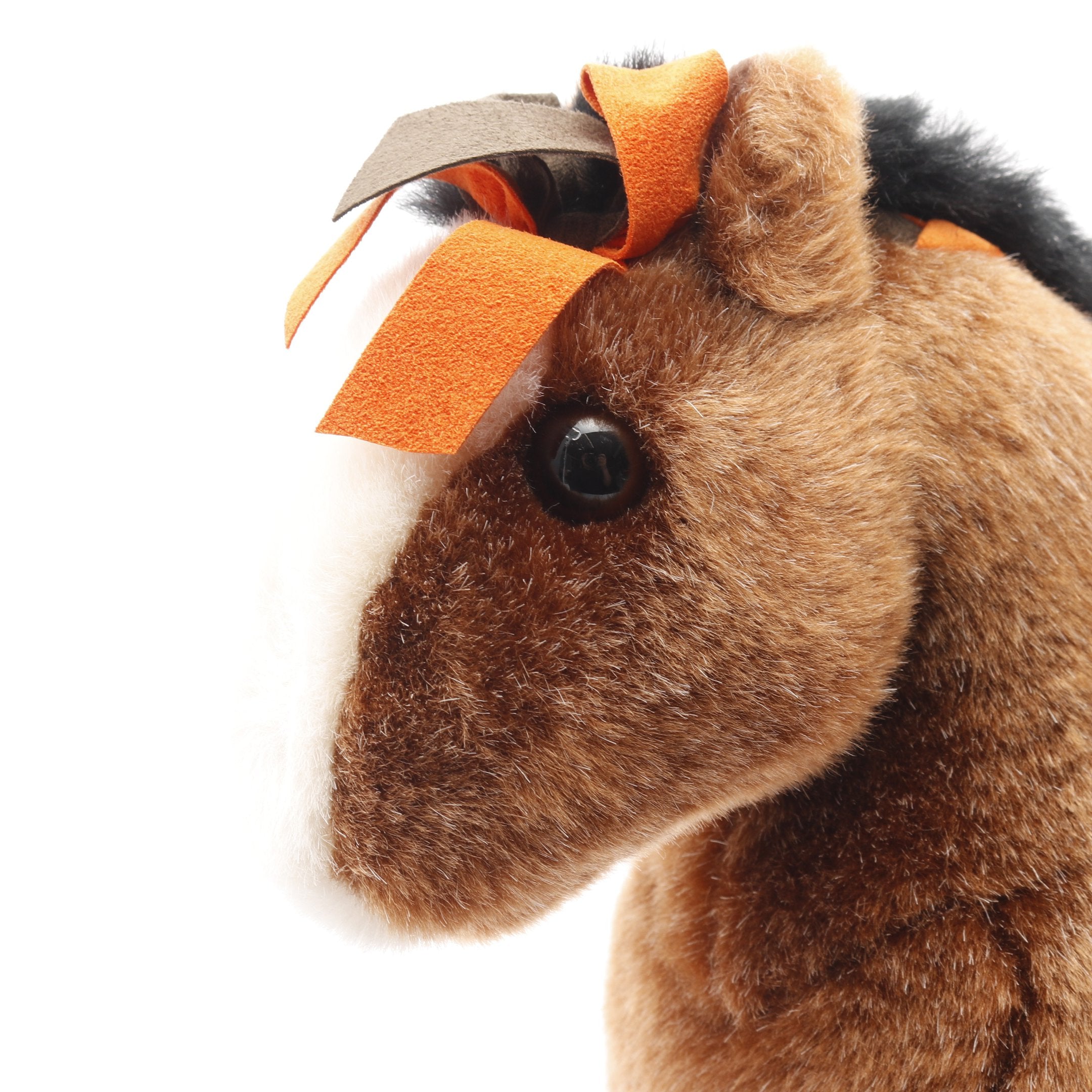 エルミーPPM ぬいぐるみ インテリア スエード ブラウン アイボリー