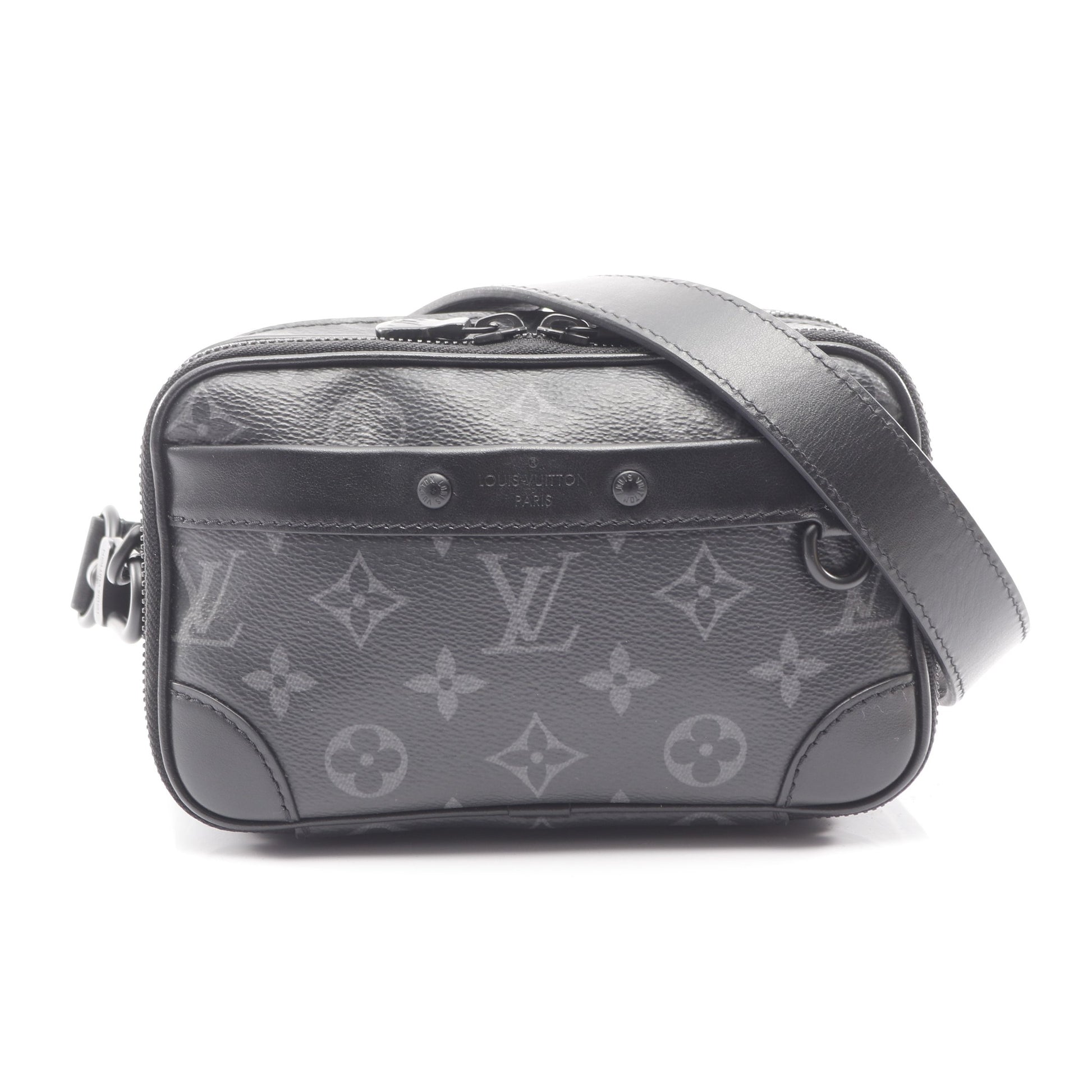アルファ ウェアラブルウォレット NV モノグラムエクリプス ショルダーバッグ PVC レザー ブラック ルイヴィトン バッグ LOUIS VUITTON