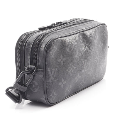 アルファ ウェアラブルウォレット NV モノグラムエクリプス ショルダーバッグ PVC レザー ブラック ルイヴィトン バッグ LOUIS VUITTON