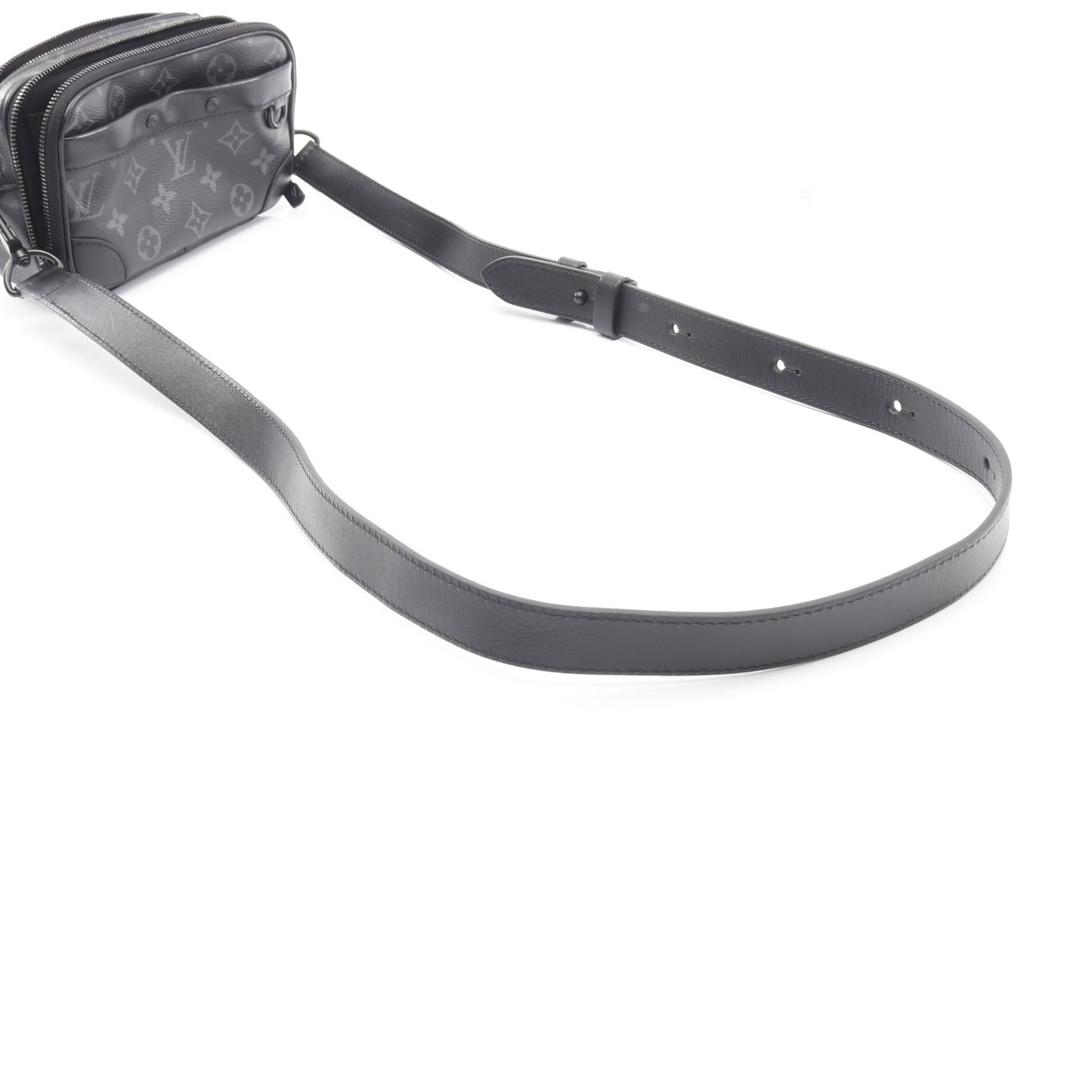 アルファ ウェアラブルウォレット NV モノグラムエクリプス ショルダーバッグ PVC レザー ブラック ルイヴィトン バッグ LOUIS VUITTON