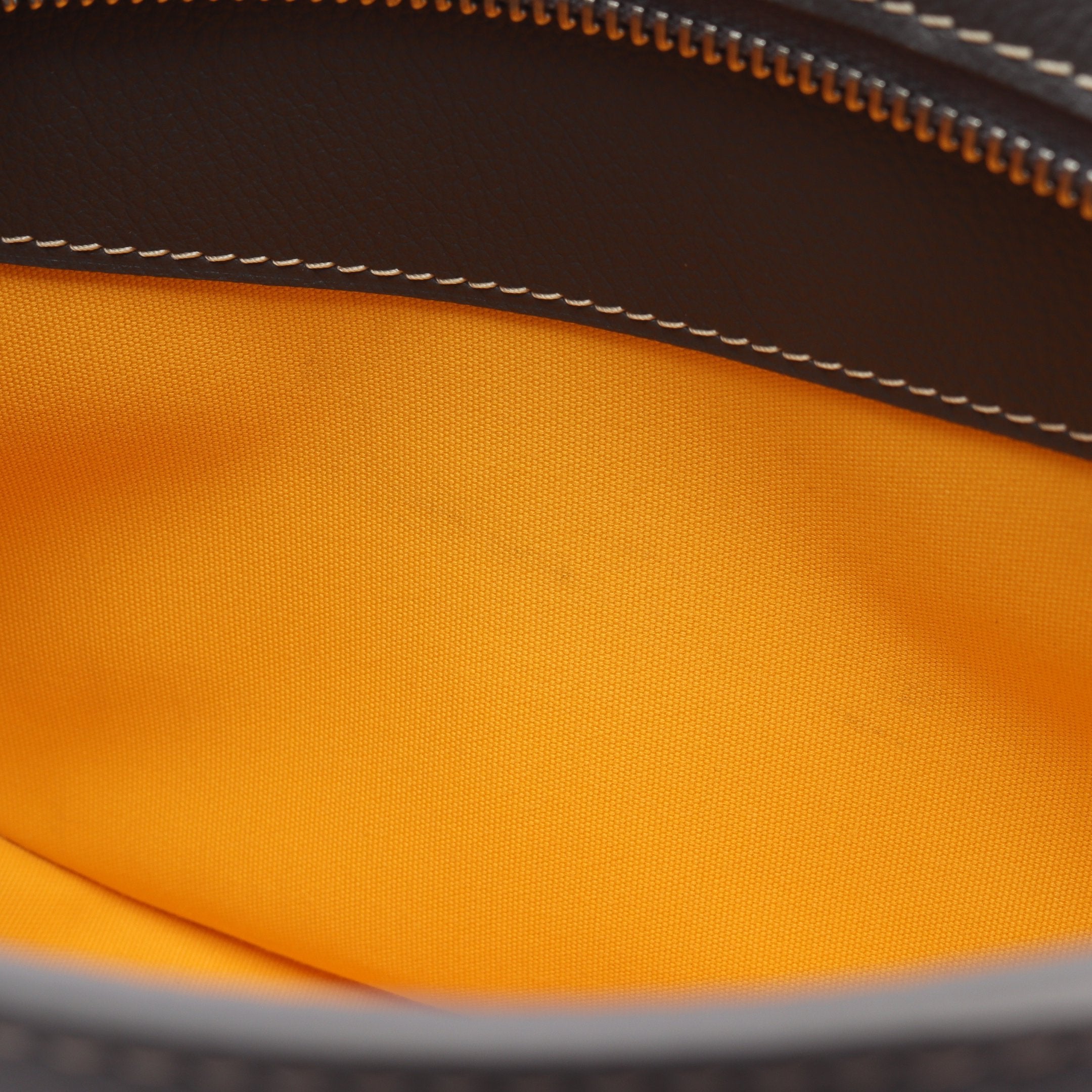 ヒロンデル ショルダーバッグ コーティングキャンバス レザー グレー