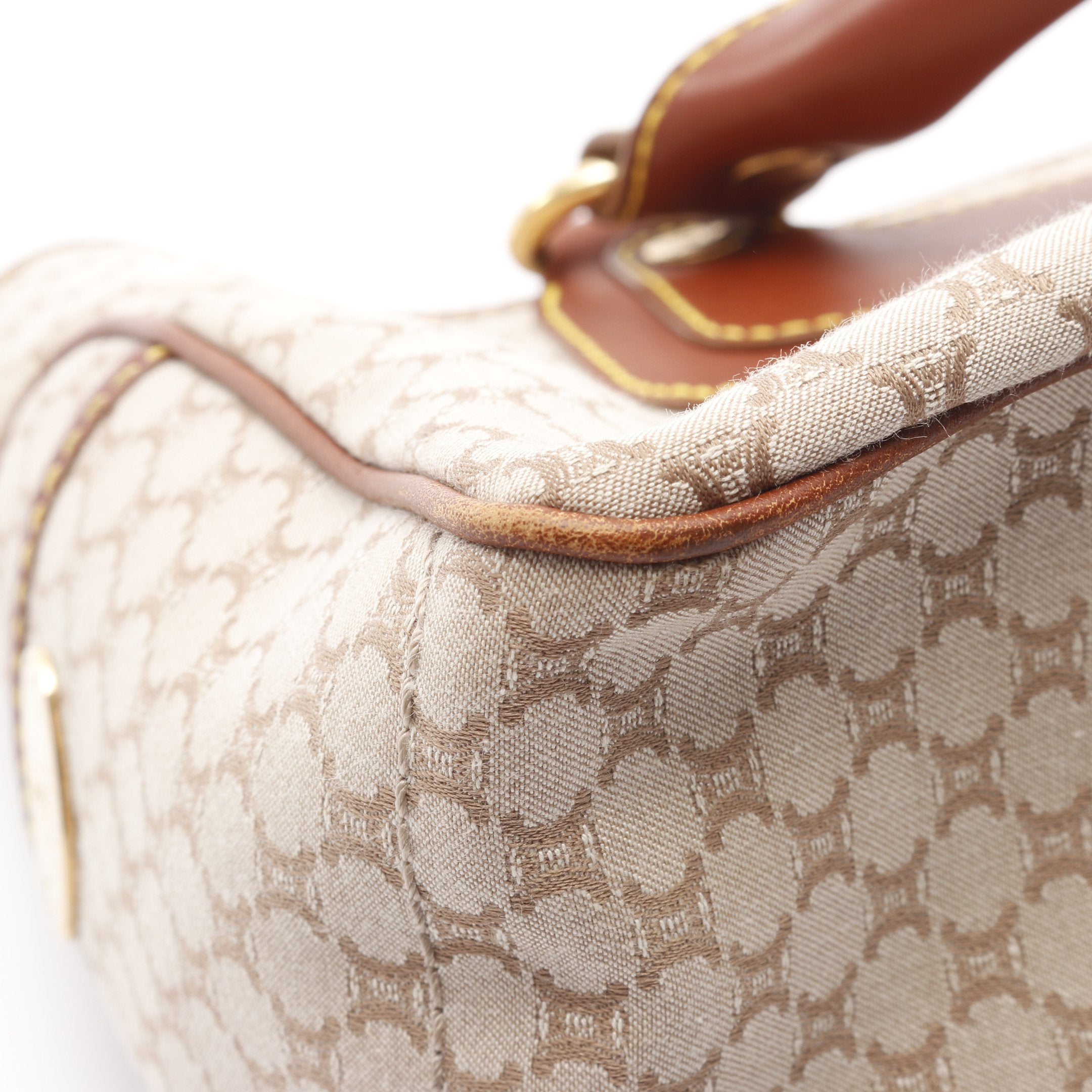 ブギーバッグ マカダム ハンドバッグ キャンバス レザー グレー