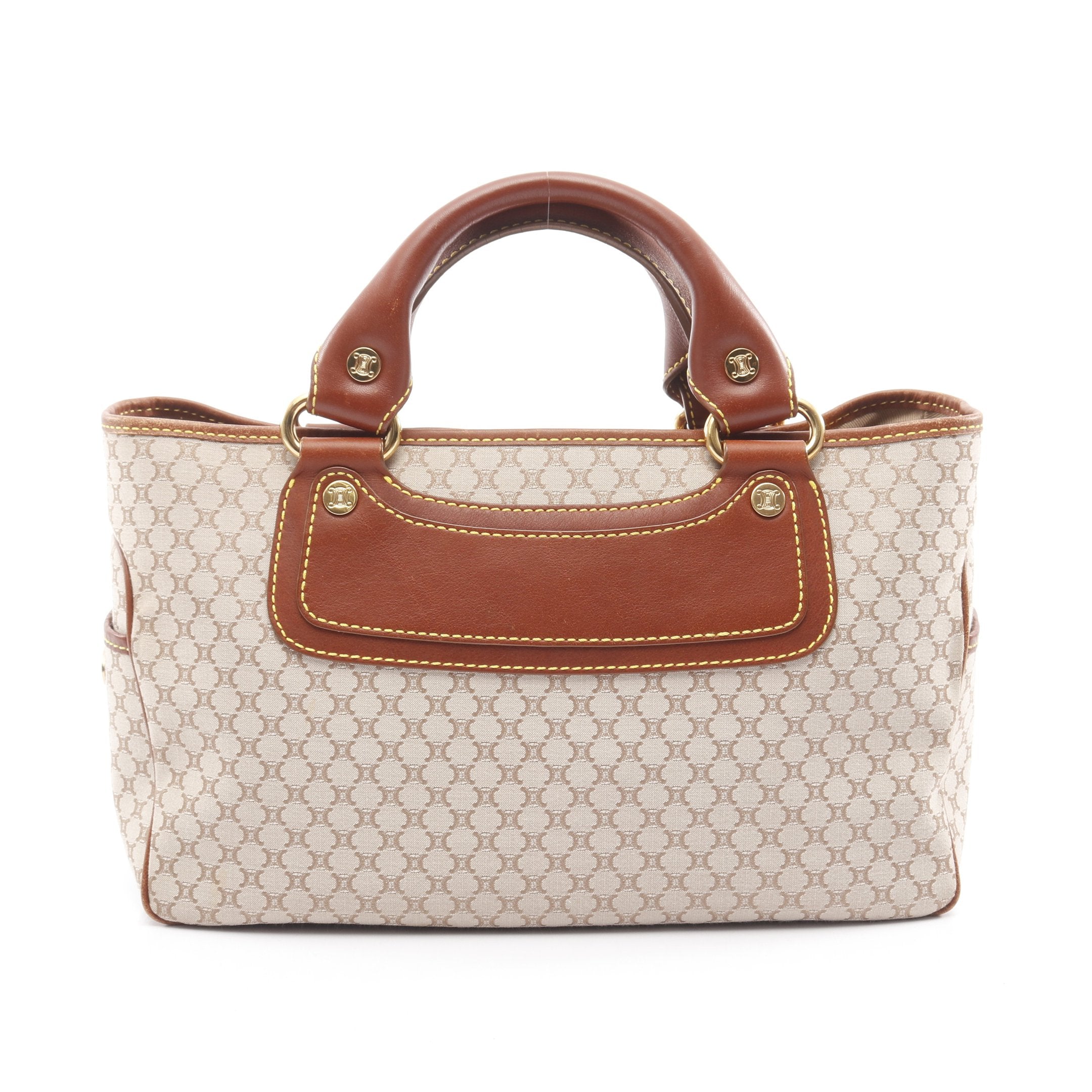 ブギーバッグ マカダム ハンドバッグ キャンバス レザー グレー