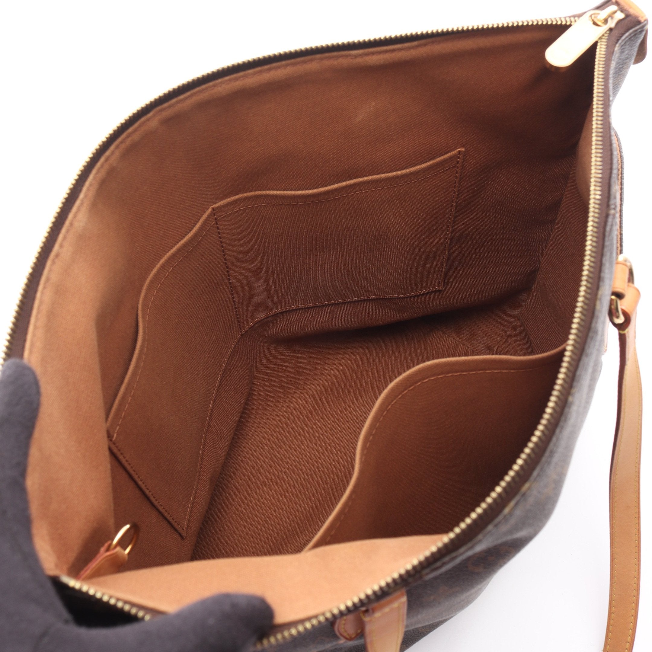 トータリーMM モノグラム ショルダーバッグ トートバッグ PVC レザー