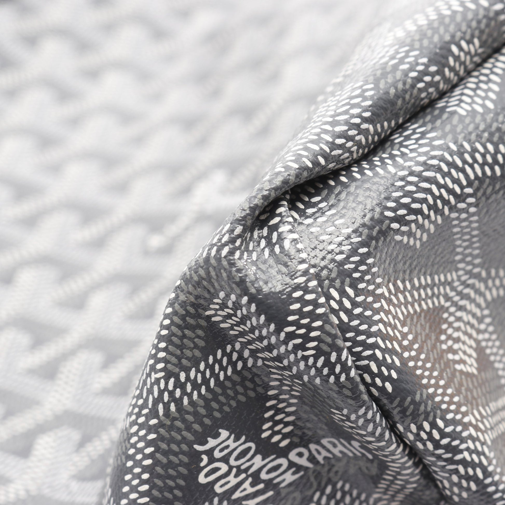 サンルイPM ハンドバッグ トートバッグ コーティングキャンバス レザー グレー ホワイト ゴヤール バッグ GOYARD