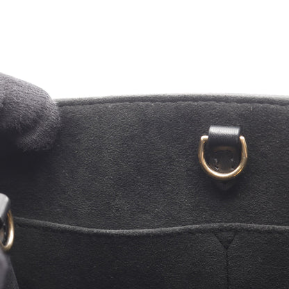 オンザゴーPM モノグラムアンプラント ノワール ハンドバッグ レザー ブラック 2WAY ルイヴィトン バッグ LOUIS VUITTON