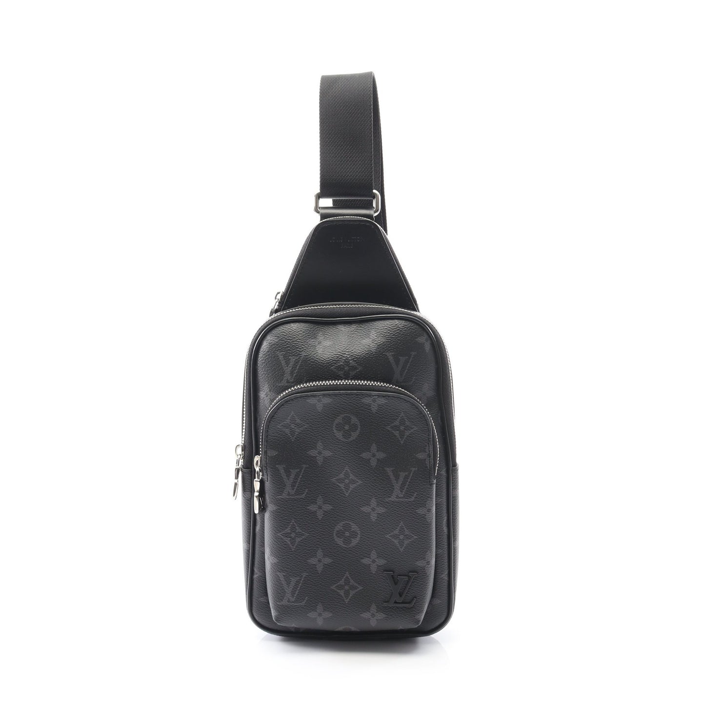 アヴェニュー スリングバッグ モノグラムエクリプス ボディバッグ PVC レザー ブラック ルイヴィトン バッグ LOUIS VUITTON