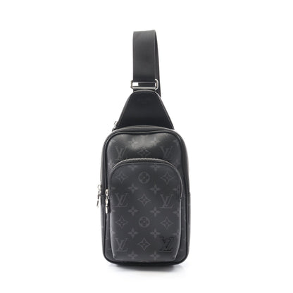 アヴェニュー スリングバッグ モノグラムエクリプス ボディバッグ PVC レザー ブラック ルイヴィトン バッグ LOUIS VUITTON
