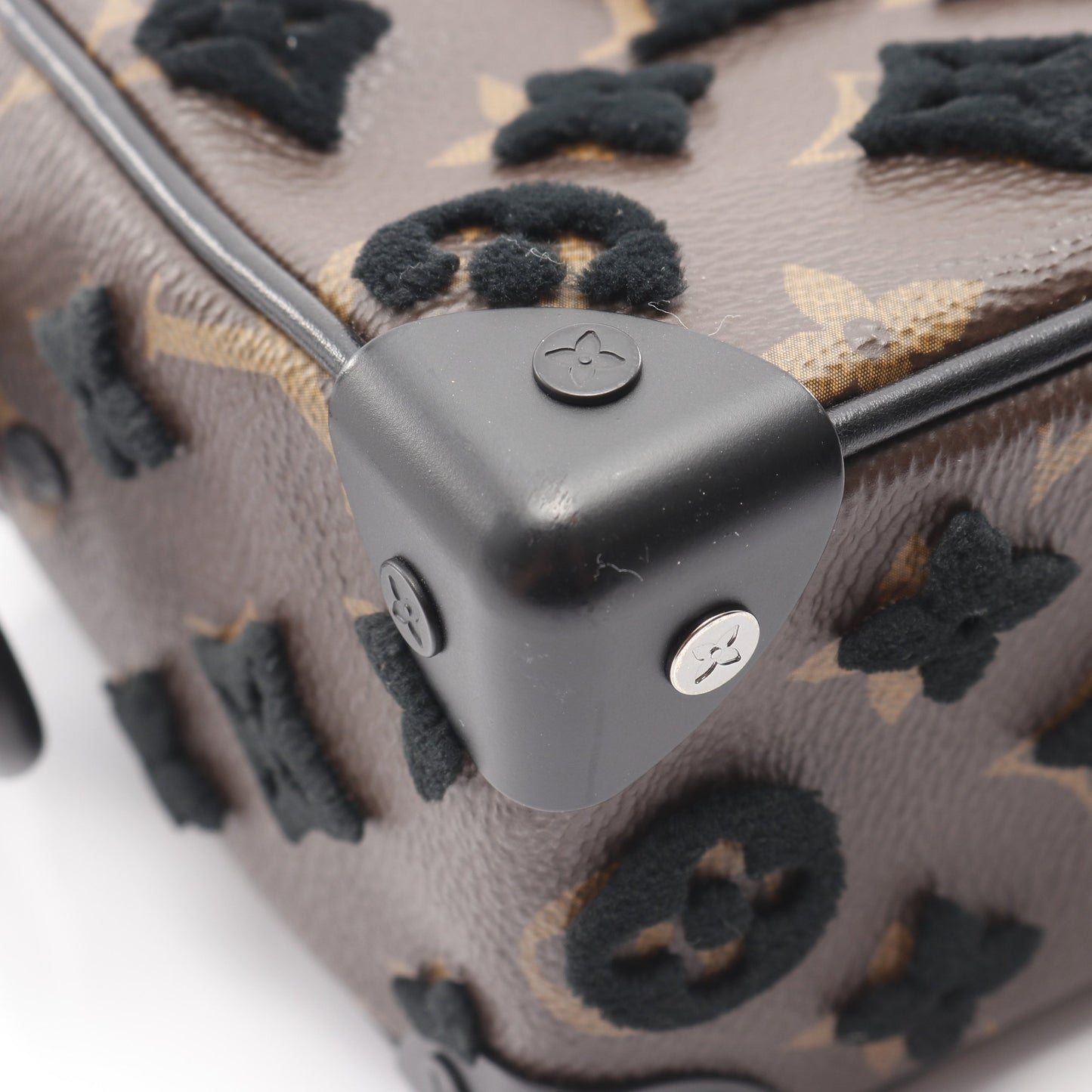 ミニ ソフトトランク モノグラム タフタージュ ショルダーバッグ PVC レザー ブラウン ブラック ルイヴィトン バッグ LOUIS VUITTON