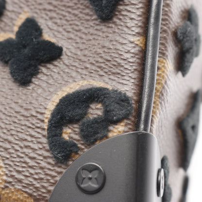 ミニ ソフトトランク モノグラム タフタージュ ショルダーバッグ PVC レザー ブラウン ブラック ルイヴィトン バッグ LOUIS VUITTON