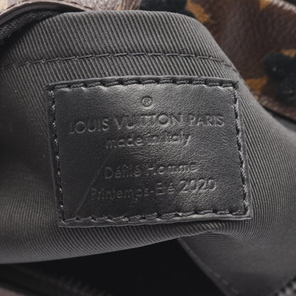 ミニ ソフトトランク モノグラム タフタージュ ショルダーバッグ PVC レザー ブラウン ブラック ルイヴィトン バッグ LOUIS VUITTON