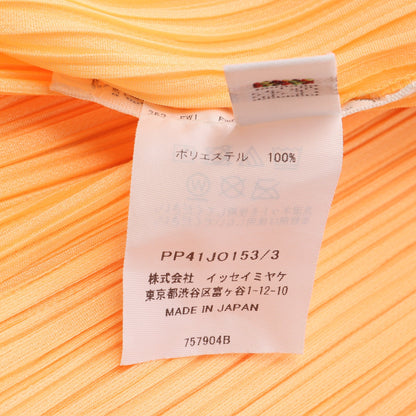 プリーツ カーディガン オレンジ プリーツプリーズ トップス PLEATS PLEASE