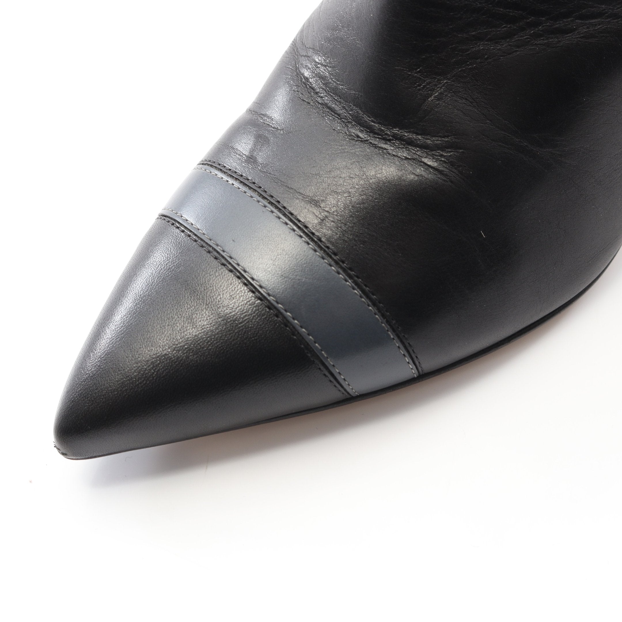 サイドゴアブーツ レザー ブラック フェンディ – RECLO