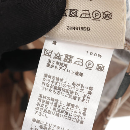 Promenade du Matin Tシャツ コットン ブラウン ダークグリーン ホワイト エルメス トップス HERMES