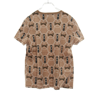 Promenade du Matin Tシャツ コットン ブラウン ダークグリーン ホワイト エルメス トップス HERMES