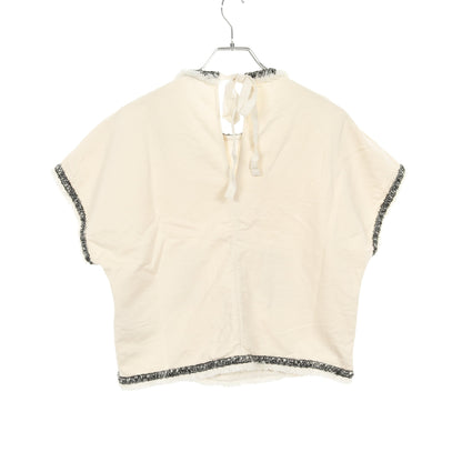 MANICHE CORTE マニッシュコルテ カットソー ツイード コットン アイボリー フリンジ モンクレール トップス MONCLER