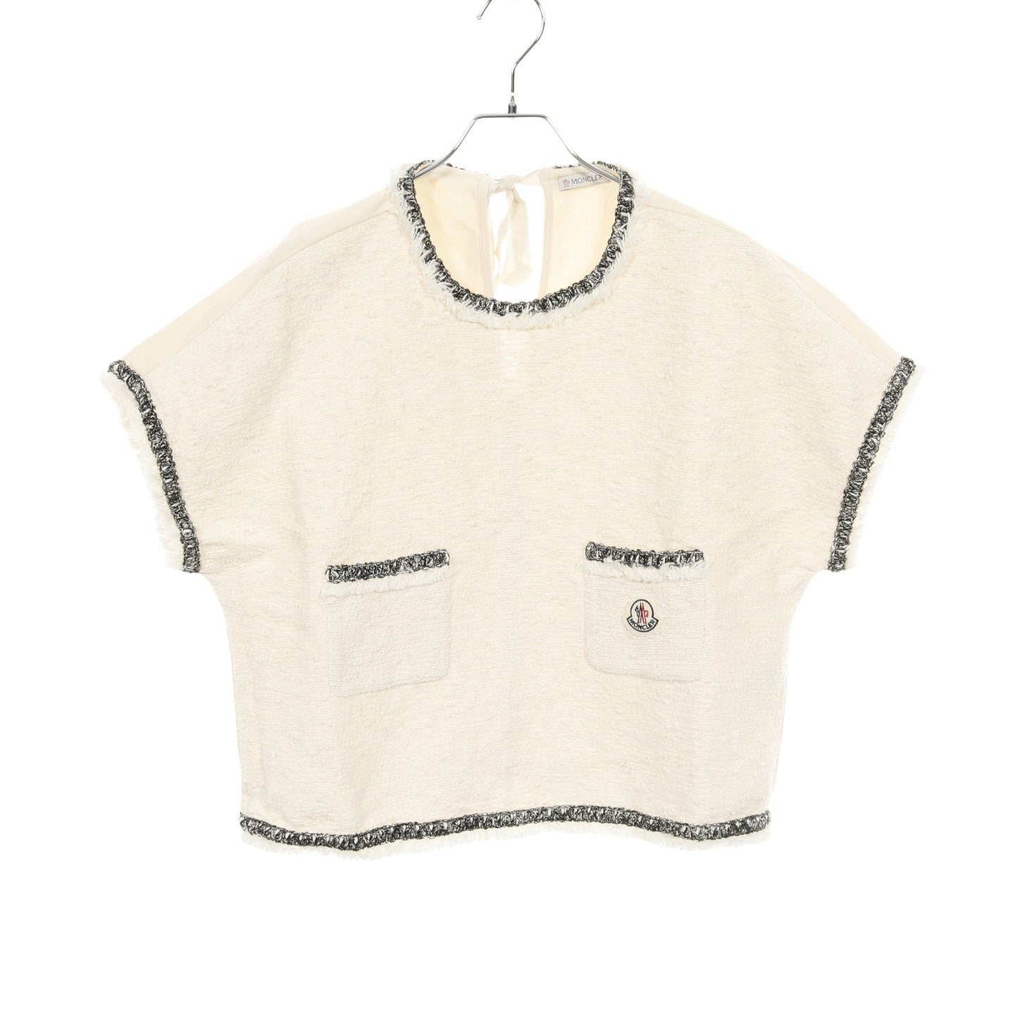 MANICHE CORTE マニッシュコルテ カットソー ツイード コットン アイボリー フリンジ モンクレール トップス MONCLER
