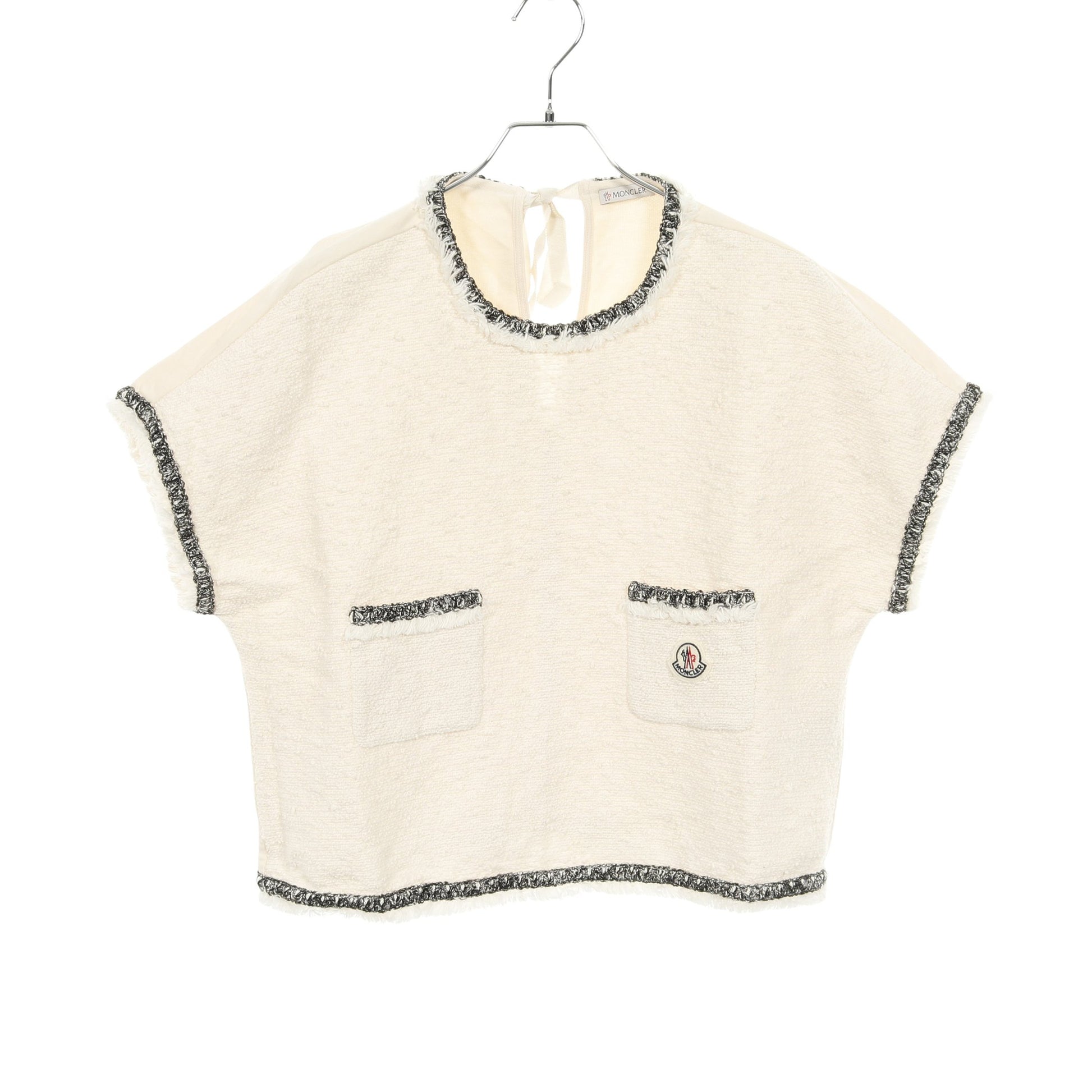 MANICHE CORTE マニッシュコルテ カットソー ツイード コットン アイボリー フリンジ モンクレール トップス MONCLER