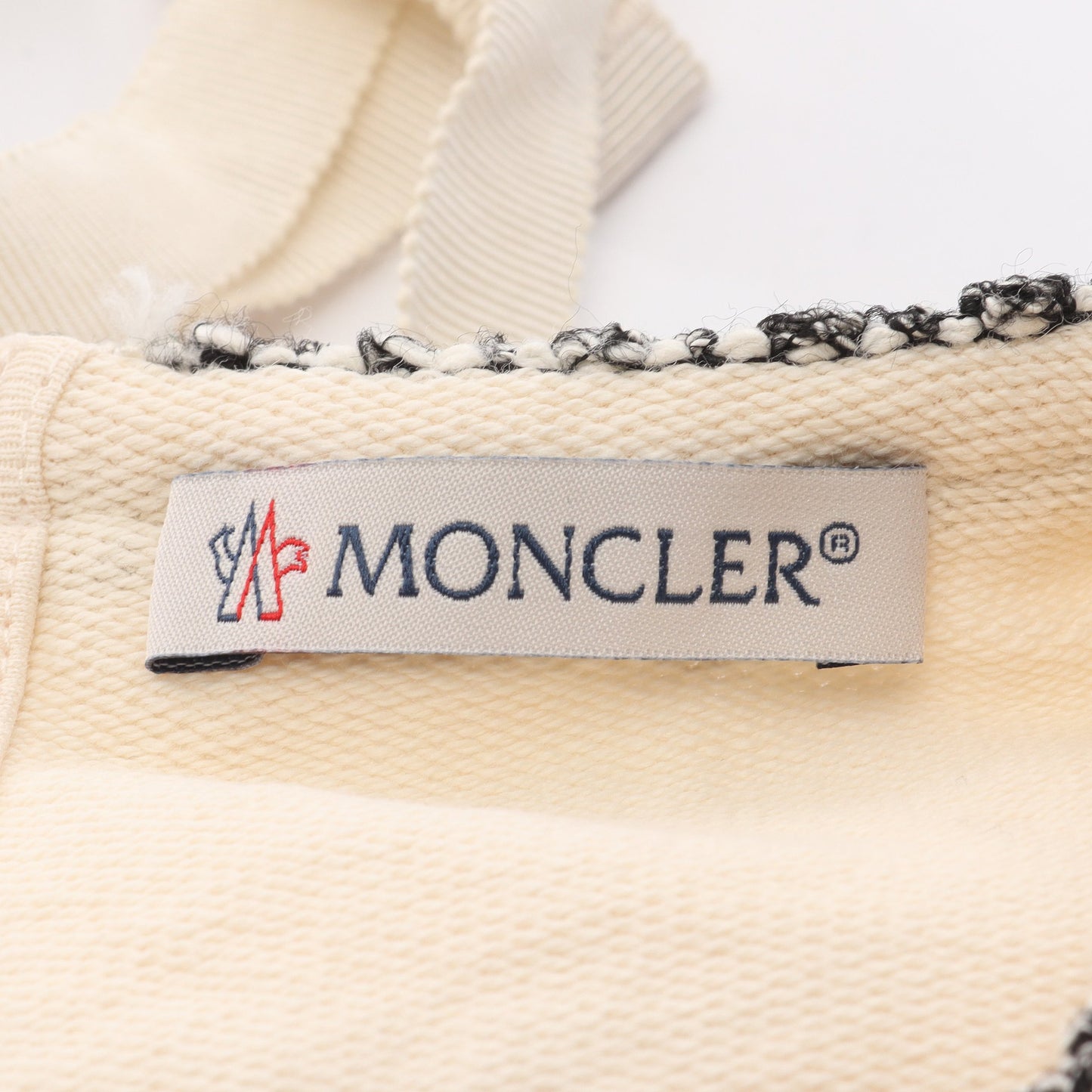 MANICHE CORTE マニッシュコルテ カットソー ツイード コットン アイボリー フリンジ モンクレール トップス MONCLER