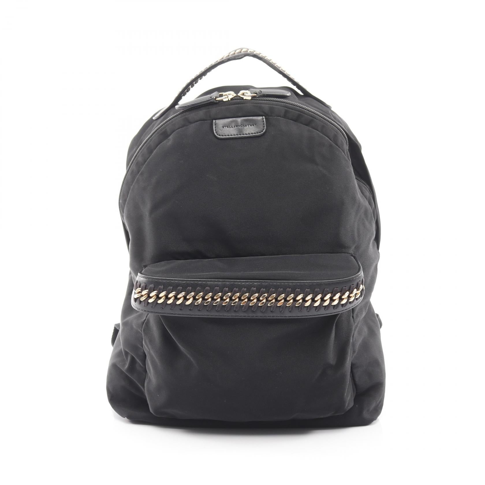 FALABELLA ファラベラ バックパック リュックサック ナイロン フェイクレザー ブラック ステラマッカートニー バッグ Stella McCartney