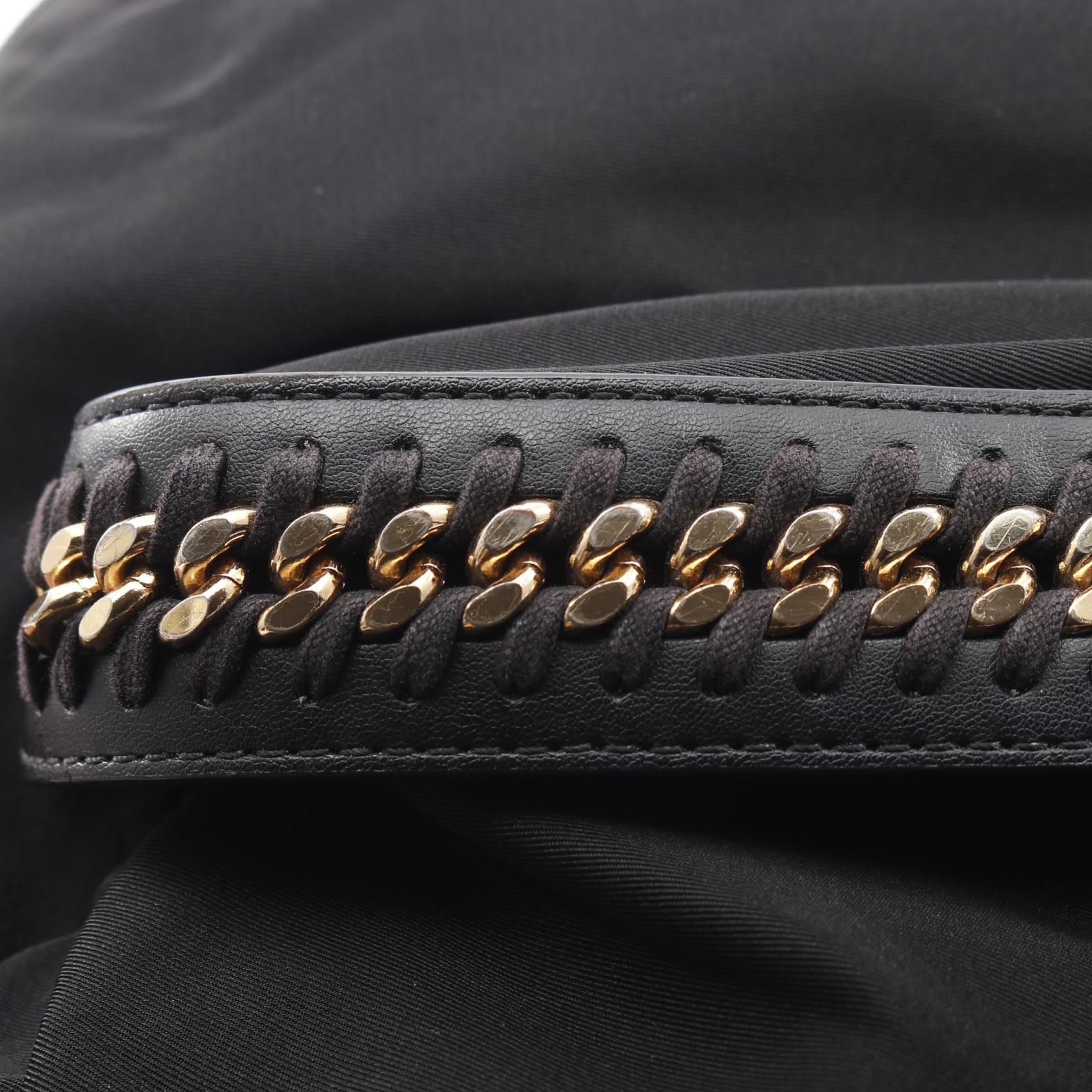 FALABELLA ファラベラ バックパック リュックサック ナイロン フェイクレザー ブラック ステラマッカートニー バッグ Stella McCartney