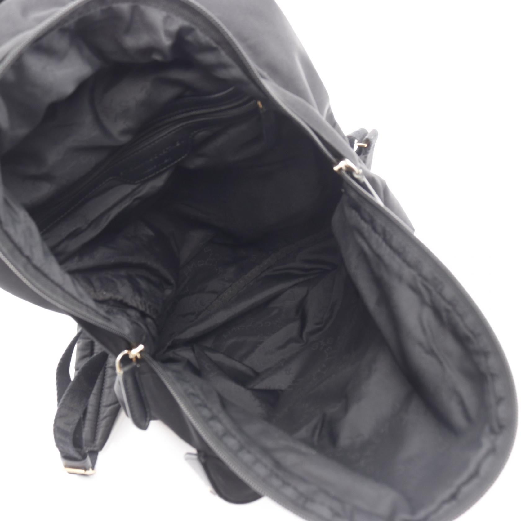 FALABELLA ファラベラ バックパック リュックサック ナイロン フェイクレザー ブラック ステラマッカートニー バッグ Stella McCartney