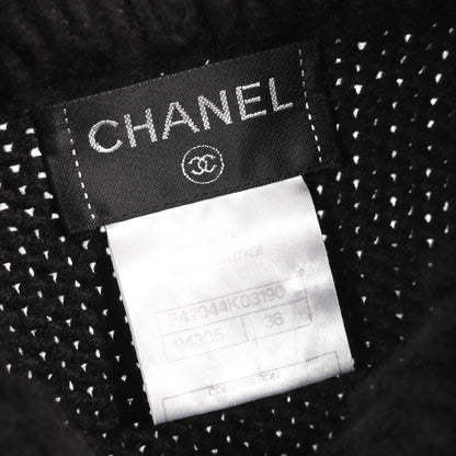 ココマークトグル ダッフルコート カシミヤ ブラック シャネル アウター CHANEL