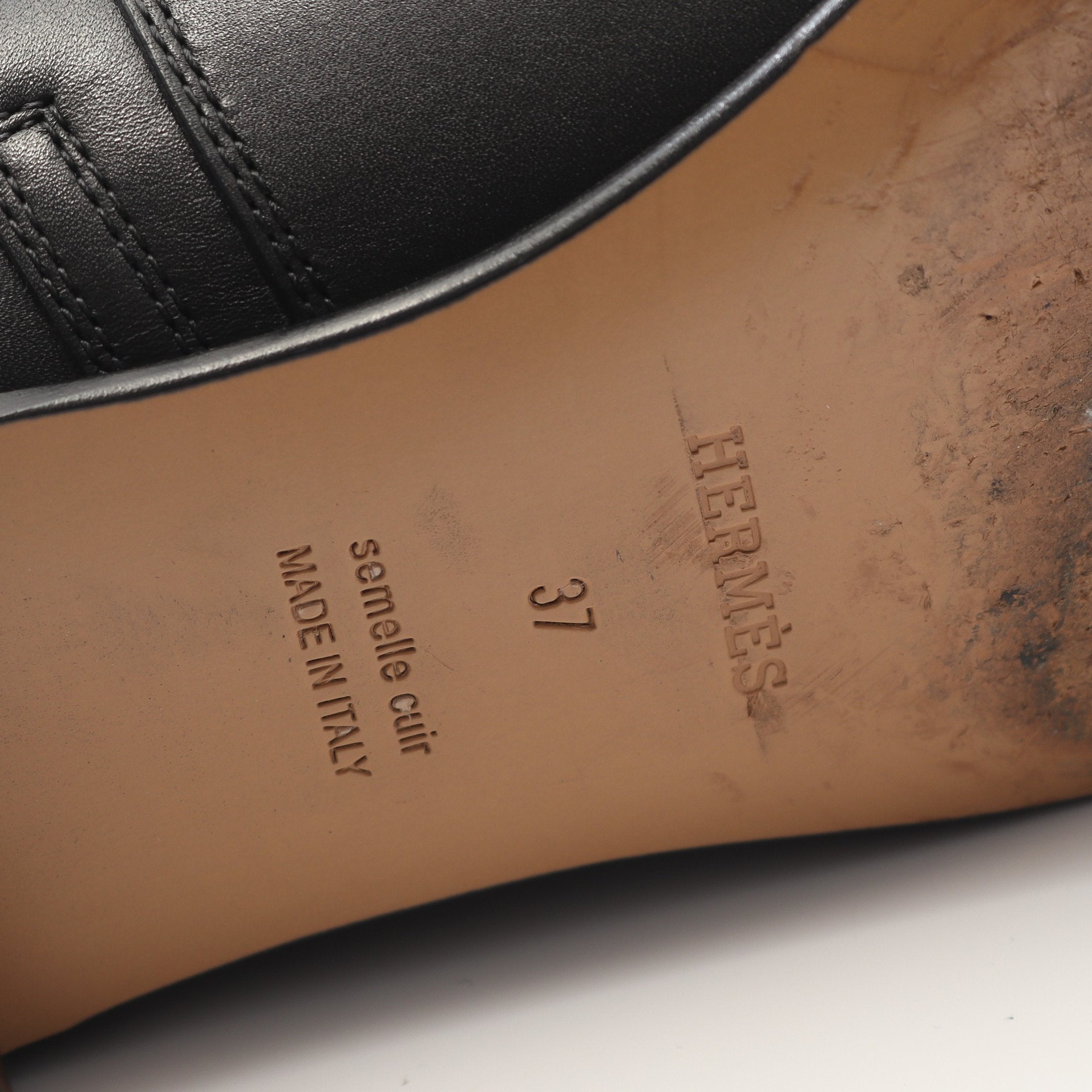 ネオ ショート ブーツ レザー ブラック エルメス – RECLO