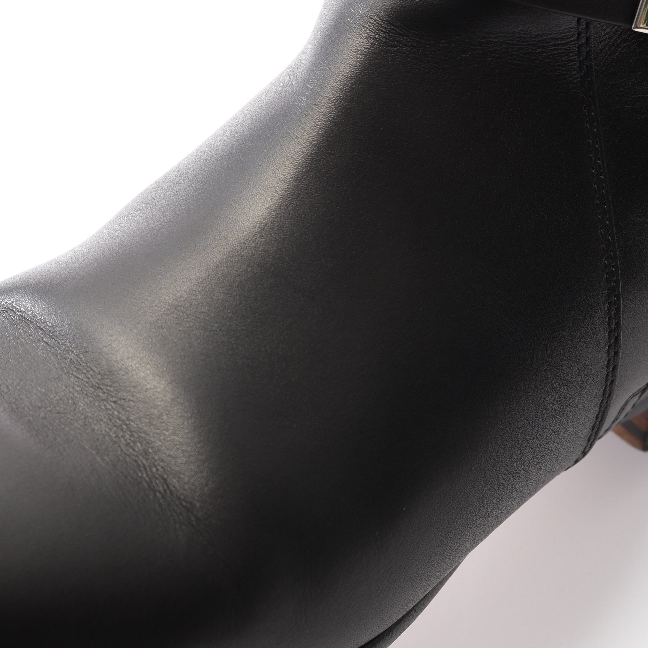 エルメス　ネオ レザー ショートブーツ 37 エルメスネオ レザー ショートブーツ 37