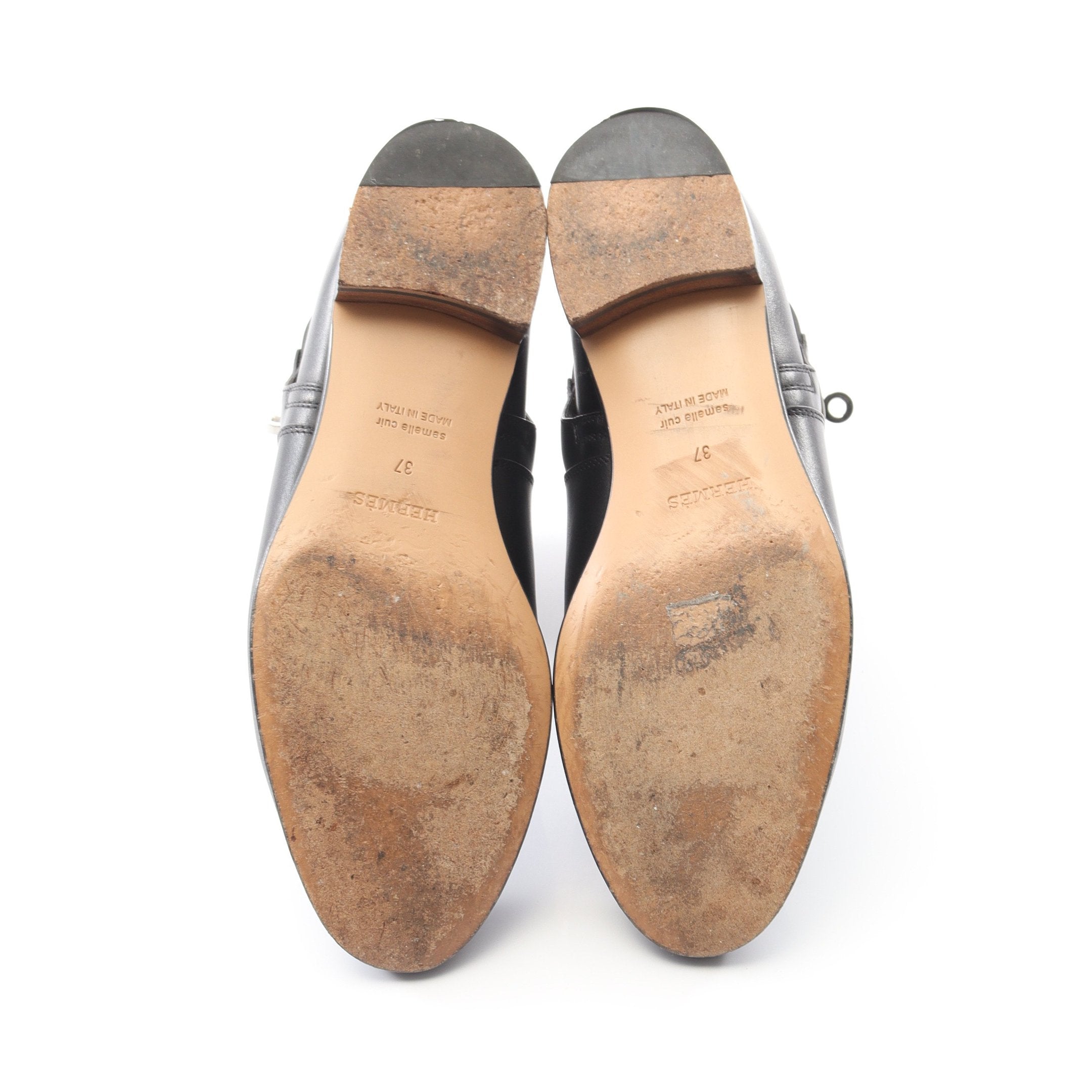 ネオ ショート ブーツ レザー ブラック エルメス – RECLO