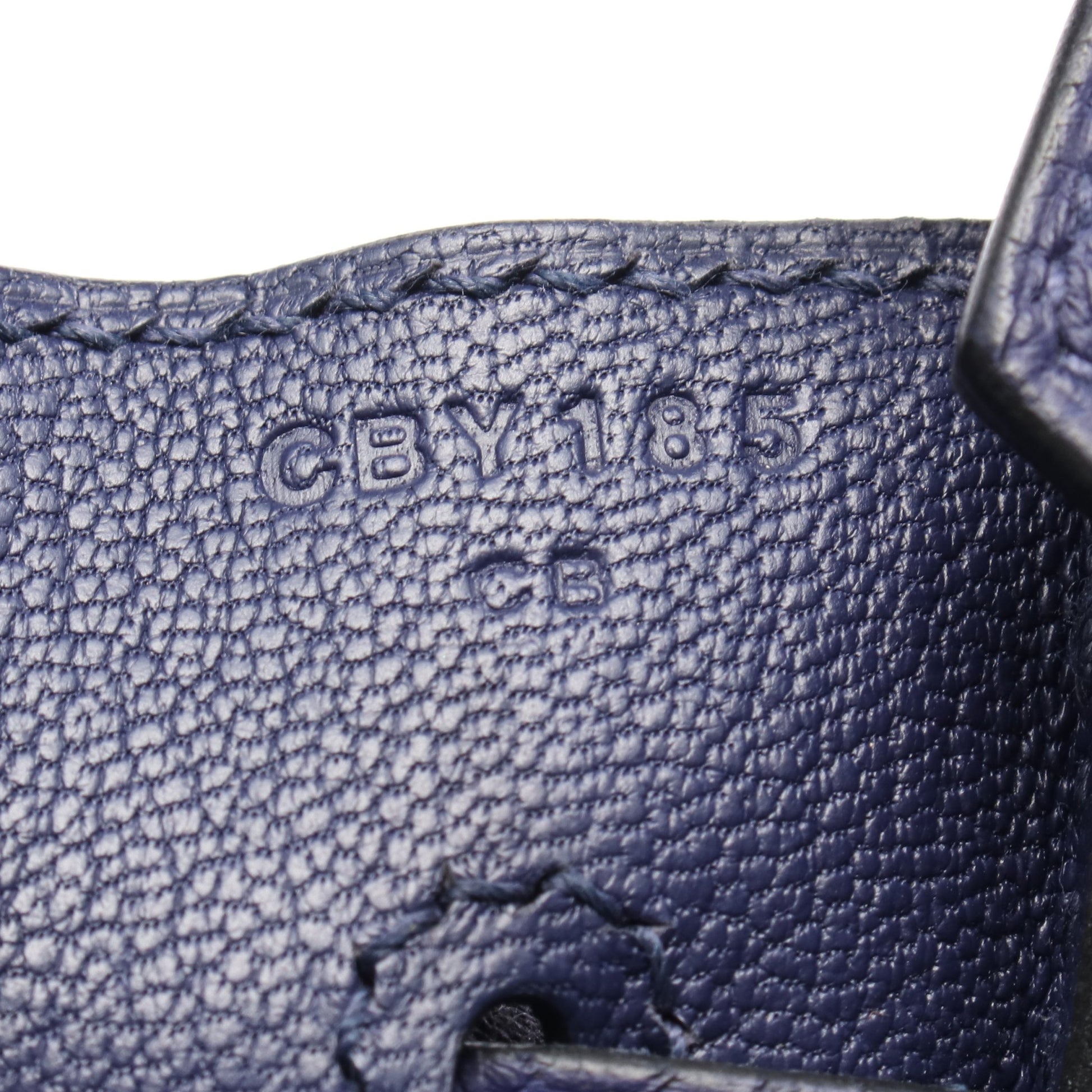 バーキン35 ブルーアンクル ハンドバッグ トゴ ダークブルー ゴールド金具 C刻印 エルメス バッグ HERMES