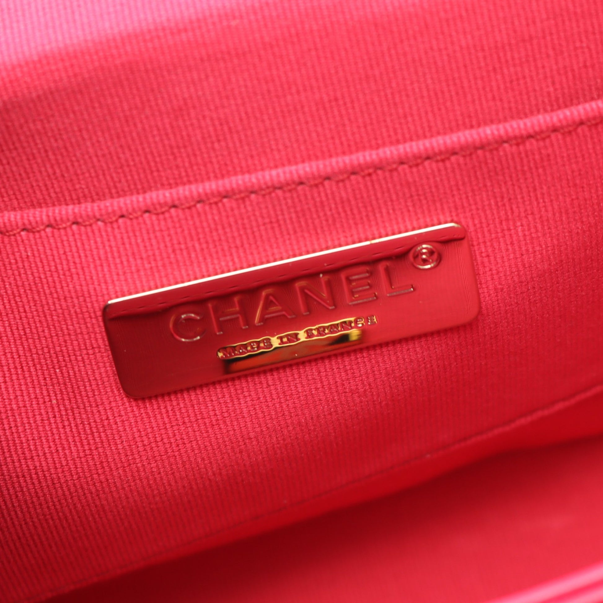 マトラッセ チェーンショルダーバッグ ラムスキン ピンクパープル ゴールド金具 シャネル バッグ CHANEL
