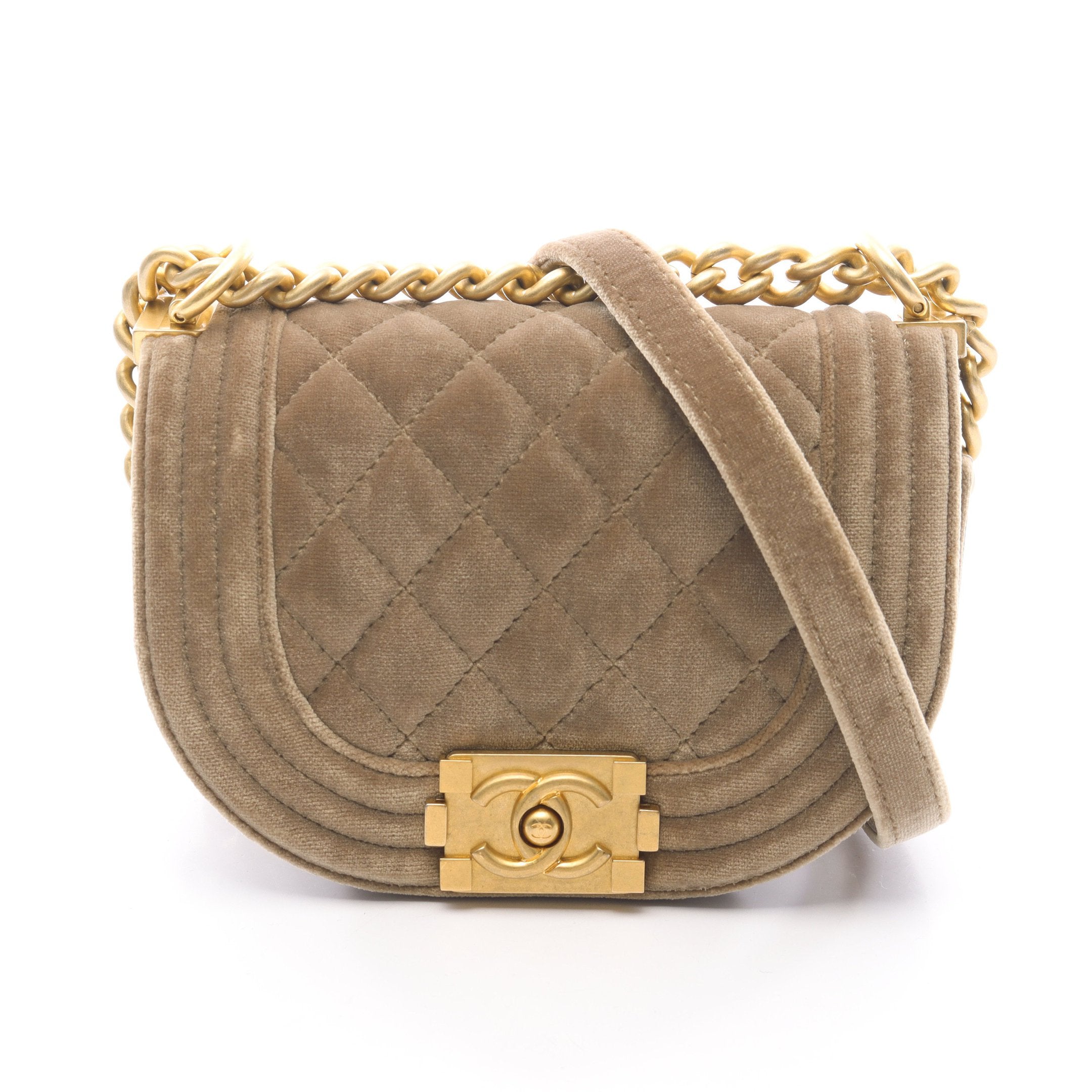シャネル　ミニミニ　マトラッセ   チェーンショルダーバッグ　レア　ゴールド CHANEL（シャネル） 【新品同様】シャネル ミニミニ マトラッセ