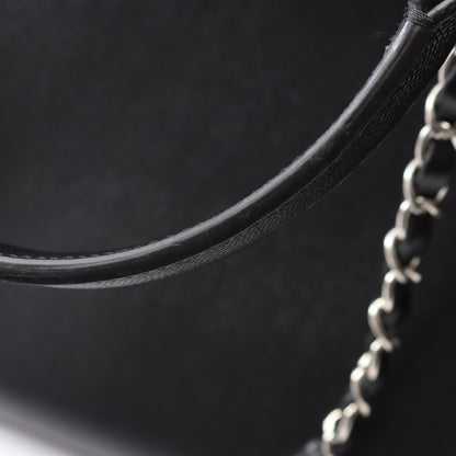 ドーヴィル チェーンショルダーバッグ チェーントートバッグ キャビアスキン ブラック シルバー金具 2WAY シャネル バッグ CHANEL